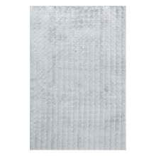 Silver Bubble Machine Washable Power-Loomed Rug
