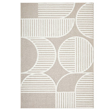 White & Beige Luca Rug