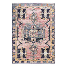 Red Power-Loomed Transitional  Rug