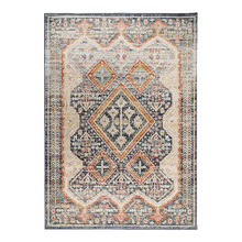 Rust & Beige Power-Loomed Transitional Rug