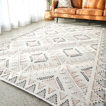 Dove & Nude Upcycled Textured Elise Rug