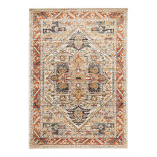 Rust Power-Loomed Transitional  Rug
