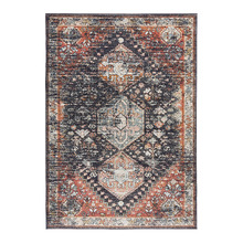Navy Power-Loomed Transitional Rug