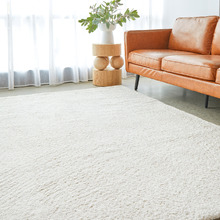 Cream Cleo Ultra Plush Machine Washable Rug
