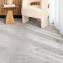 Grey Diona Hand-Loomed Viscose Rug