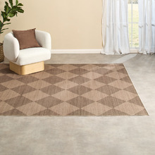 Nieko Solar Jute-Look Machine Washable Rug