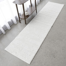 White Ezra Organic Textured Runner