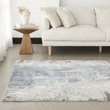 Kendra Blue Power Loomed Rug