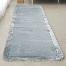Blue Rivia Hand-Tufted Wool & Viscose Runner