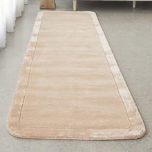 Nude Rivia Hand-Tufted Wool & Viscose Runner