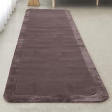 Grape Rivia Hand-Tufted Wool & Viscose Runner