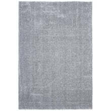 Silver Selma Plush Shag Rug