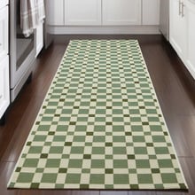 Green Clement Indoor/Outdoor Runner