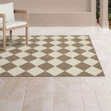 Taupe Rishi Newport Indoor/Outdoor Rug