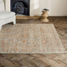 Aqua Estate Vintage-Look Rug