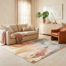 Burnished Peach Digital Multi Rug