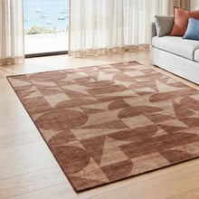 Mocha Denver Machine Washable Rug