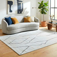 Grey Emery Abstract Rug