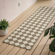 Taupe Rishi Newport Indoor/Outdoor Runner