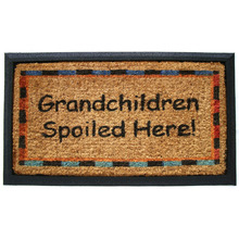 Rubber and Coir Grandchild Spoiled Door Mat