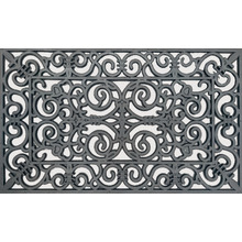 Rubber wrought iron look