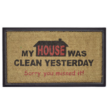 Clean Yesterday Coir & Rubber Doormat