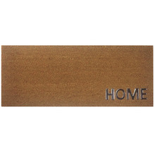 Natural Austine Home Coir Doormat with Stainless Steel Lettering