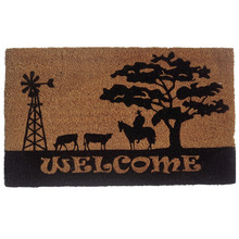 Welcome Country Coir Doormat