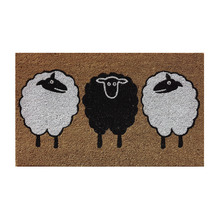 Country Sheeps Outdoor Doormat