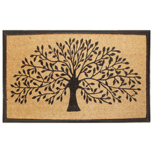 Large Rubber and Coir Tree of Life Door Mat