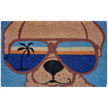 Puppy & Sunnies PVC Backed Coconut Coir Doormat