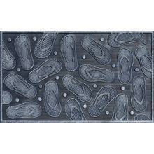 Silver Thongs Rubber Doormat