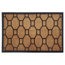 Natural & Black Arlo Scraper Doormat