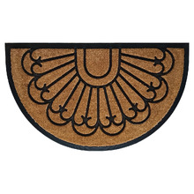 Flower Coconut Coir Doormat