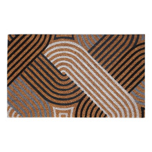 Geometric Coconut Coir Doormat