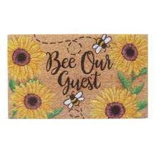 Bee Our Guest Coconut Coir Doormat
