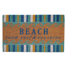 Aqua Beach Coconut Coir Doormat