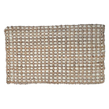 Pirr Two Tone Bubble Hand-Knotted Jute Doormat