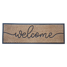 Tankle Welcome Coir & Rubber Doormat