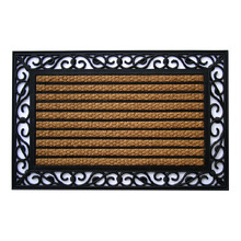 Tankle Royalty Stripe Rubber & Coir Doormat