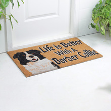 Ruby Beagle Colie Coir Doormat