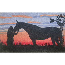 Lady & Horse Doormat
