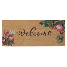Aussie Flower Coir Doormat