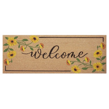 Daisy Border Coir Doormat