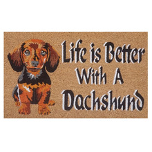 Dachshund Coir Doormat