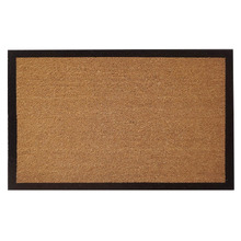 Black Border Coir Doormat