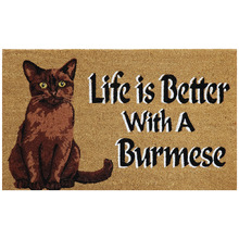 Life is Better with a Burmese Coir Doormat