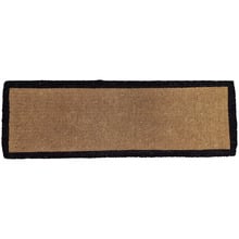 Black Border Coir Doormat