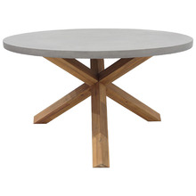 Boston Polystone Outdoor Dining Round Table