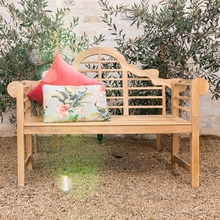Natural Queens Acacia Wood Garden Bench
